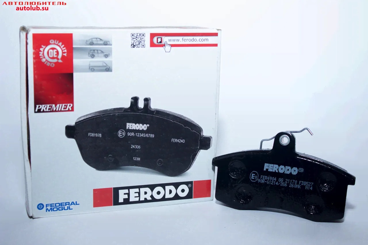 FDB527 FERODO Колодки тормозные 2108-2190 передние "FERODO" PREMIER FDB527 (ориг.)