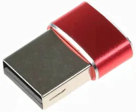 Адаптер Premier 6-071 USB 2.0 A(m) USB Type-C (f) красный (пакет)