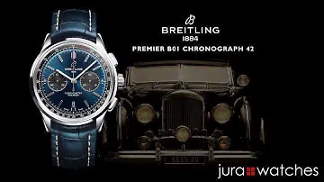 A look at the Breitling Premier B01 Chronograph Blue Croco