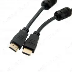 Шнур HDMI шт/HDMI шт 1.5м (с фильтрами) (5-813 1.5) PREMIER Plastic-Gold-0
