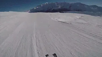 Coins (blue), Les Contamines-Montjoie, France - 01/2022 - "Supercarver"