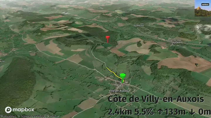 Côte de Villy-en-Auxois / Tour de France 2024 Stage 8 - Men : Semur-en-Auxois to Colombey-les-Deux-